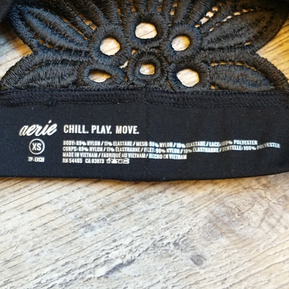 Aerie Chill Play Move Floral Bralette - XS - Picture 5 of 5